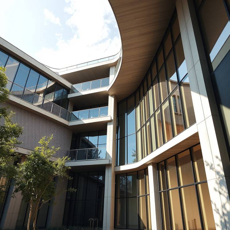 Architekturfotografie eines modernen Gebäudes